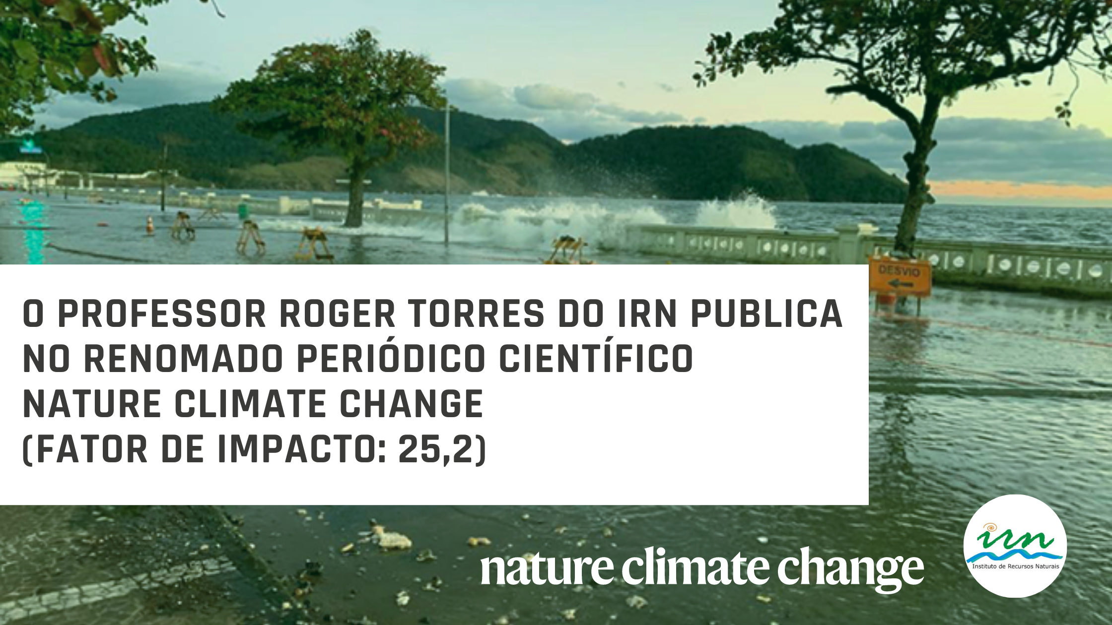 [Notícias IRN] - Prof Roger Torres