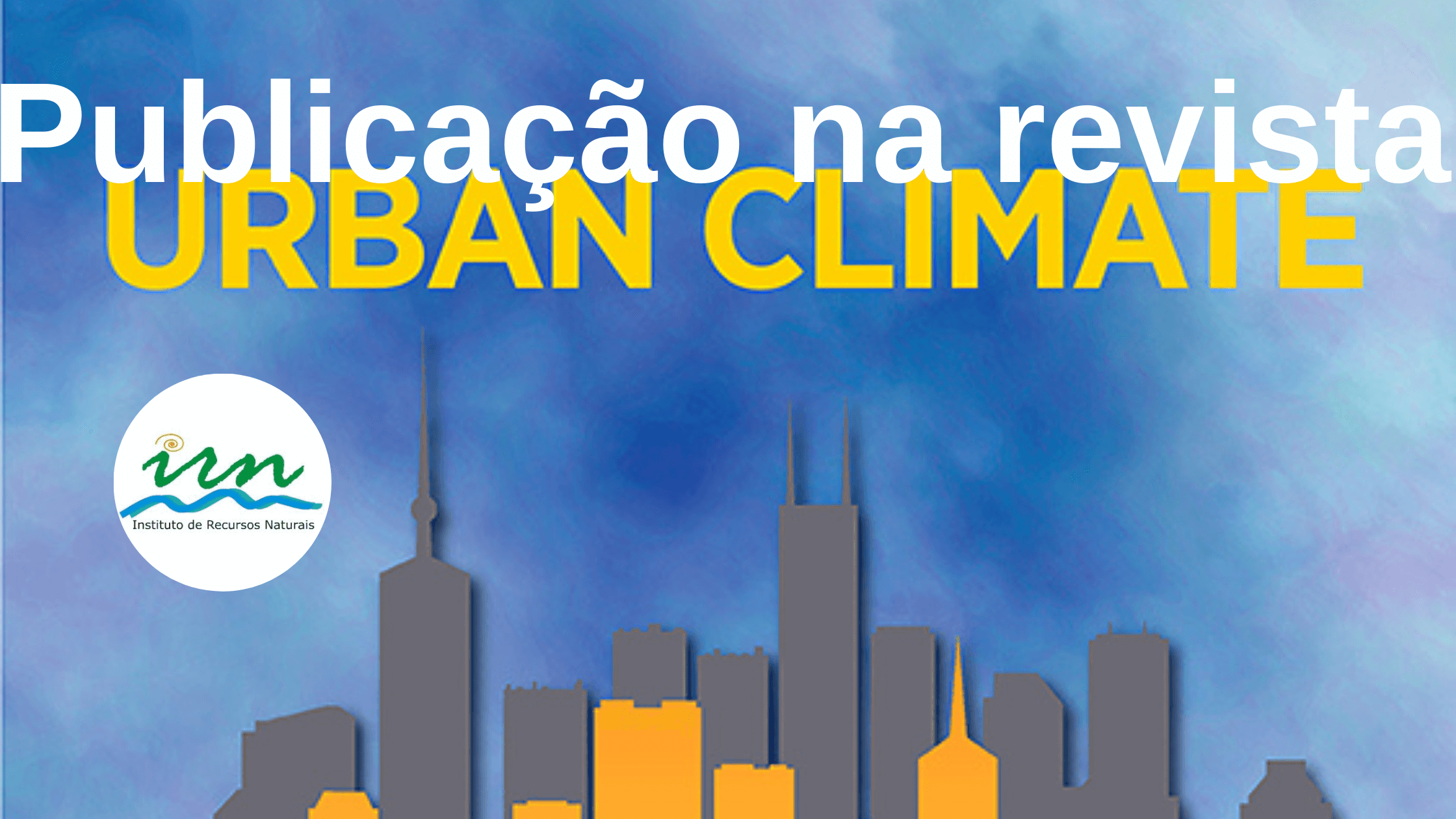 Publicação na revista Urban Climate